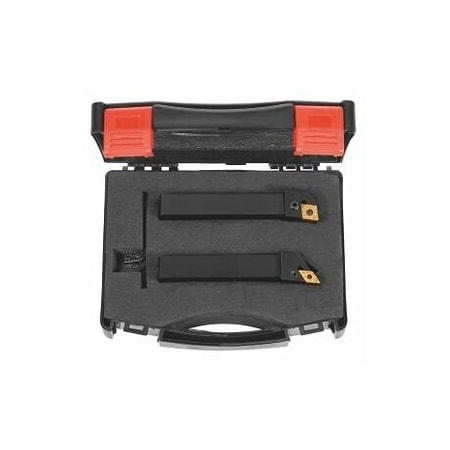 Holex Screw-on Toolholder Set, 2 Pieces, Left-Hand, Shank Size: 16mm 255121 16